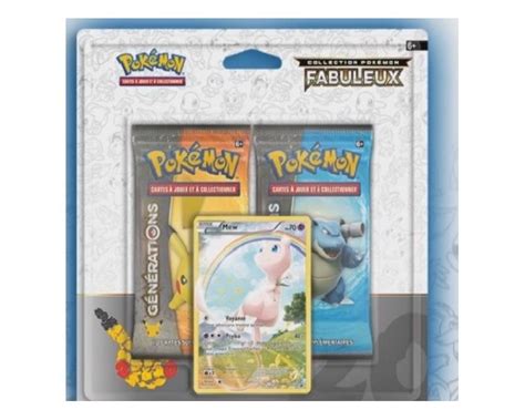 Collection Pok Mon Fabuleux Duo Pack G N Rations Avec Mew