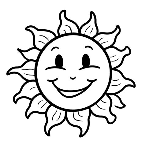 sonne ausmalbild kostenlos herunterladen