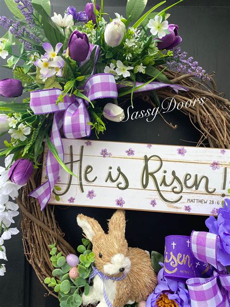 Easter Wreaths Easter Religious Wreaths Spring Wreaths For Front Door