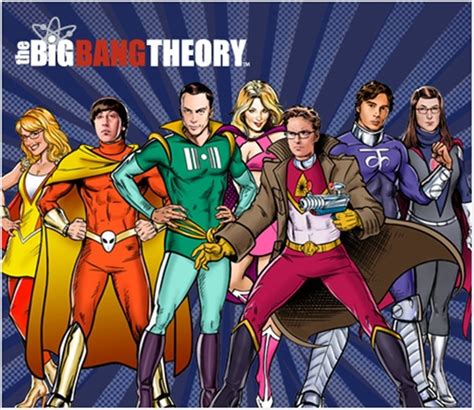 Superheroes The Big Bang Theory Pinterest