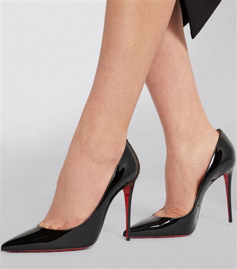 Christian Louboutin Black Kate Patent Pumps Harrods Uk