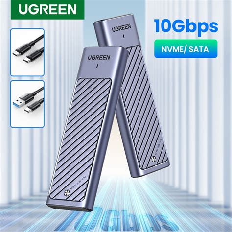 UGREEN M 2 NVMe SATA SSD Adaptador Externo De 10Gbps USB 3 2 Gen2 C