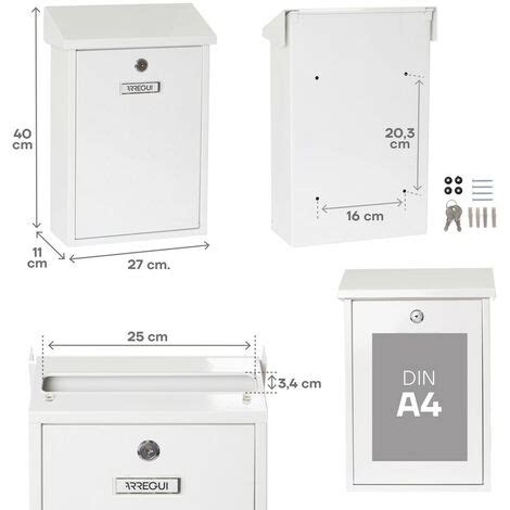 ARREGUI Premium E5601 Boîte aux Lettres Individuelle en Acier Taille M