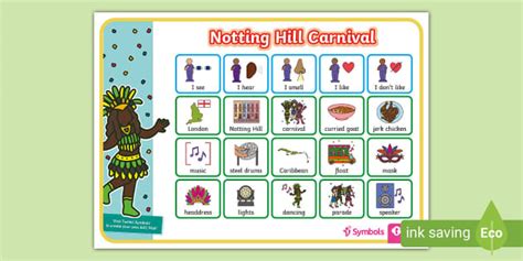 Twinkl Symbols Carnival Word Mat Hecho Por Educadores