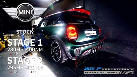 Mini Cooper F56 S 2 0T JCW Stage 1 2 With Pops Bangs By BR