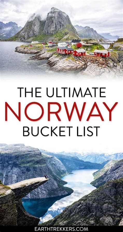 Norway Bucket List Epic Things To Do In Norway Norway Vacation