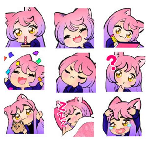 Twitch Emote Pack. 9 Emotes. Twitch Emotes . Stream Emotes . - Etsy Norway