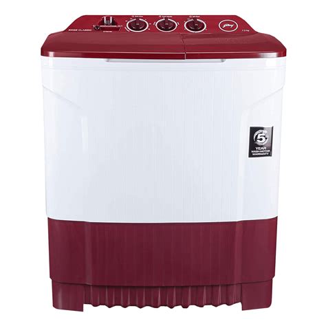 Buy Godrej 7 2 Kg 5 Star Semi Automatic Washing Machine With Magic