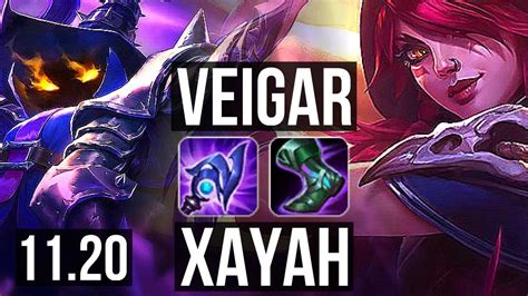 Veigar And Senna Vs Xayah And Rakan Adc 34m Mastery 1000 Games 42