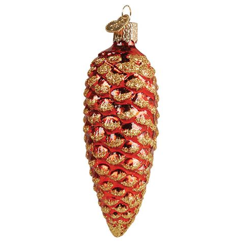 Old World Christmas Shimmering Cone Red Nb1058 No Box By Old World Christmas Newer