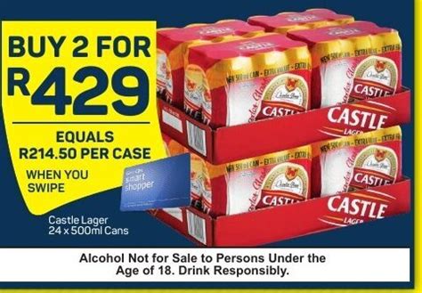 Castle Lager 24x500ml Cans Offer At Pick N Pay