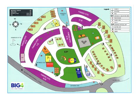 blue lake holiday park map blue lake holiday park