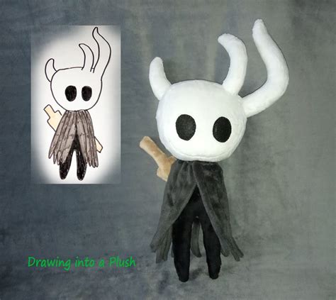 Custom Plush Just Like Hollow Knight Broken Vessel Inspired Funmade Unofficial Handmade To Order