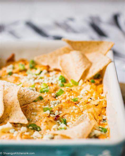 Keto Buffalo Chicken Dip Minutes Recipe Shuangy S Kitchen Sink