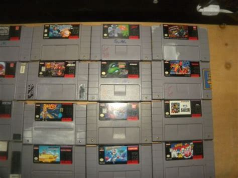 Search Collect On Twitter Lot Of Super Nintendo Snes Video Game