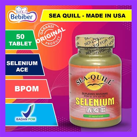 Jual Sea Quill Selenium A C E Isi 30S 50S Sea Quill Seaquill