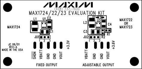 Max1724evkit Evaluation Kit Analog Devices Maxim Integrated Mouser