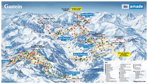 Bad Hofgastein Ski Map