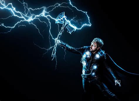 Mjolnir Lightning Wallpapers - Top Free Mjolnir Lightning Backgrounds - WallpaperAccess