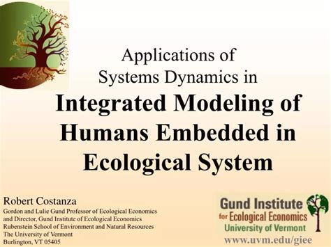 Ppt Applications Of Systems Dynamics In Integrated Modeling Of Humans