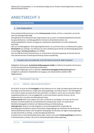 Fragenkatalog Arbeits und Sozialrecht Födermayr Fragenkatalog Prof