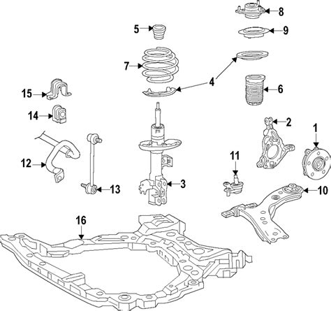 Toyota Corolla Rear Suspension Diagram