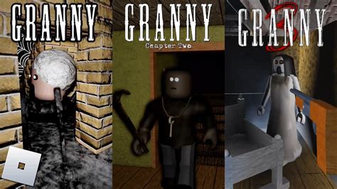 Roblox Granny Multiplayer Full Walkthrough Granny 1 Granny 2