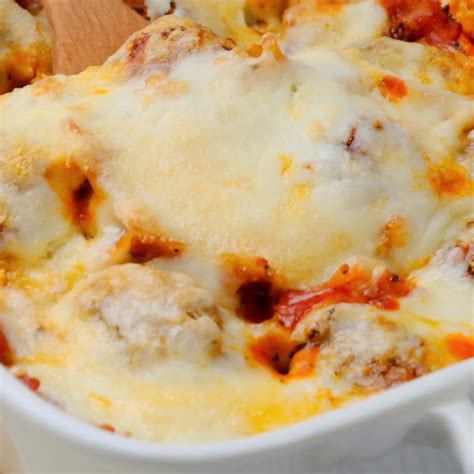 Dump And Bake Meatball Casserole Cheekykitchen