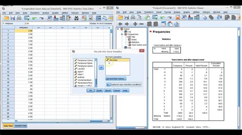 Recoding Variables In Spss Youtube