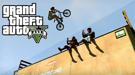 GTA 5 BMX Stunt Montage 2 YouTube