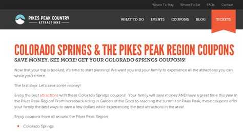 Access tickets.pikes-peak.com. Local Attractions around Colorado ...