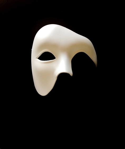 Mens Masquerade Mask Venetian Phantom White – Masquerade Store