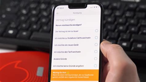Vodafone Handyvertrag kündigen Hier Schreiben erstellen