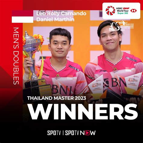 Spotv Indonesia On Twitter Bwf Inilah Para Pemenang Di Gelaran