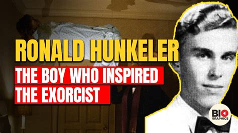 Ronald Hunkeler The Boy Who Inspired The Exorcist Youtube