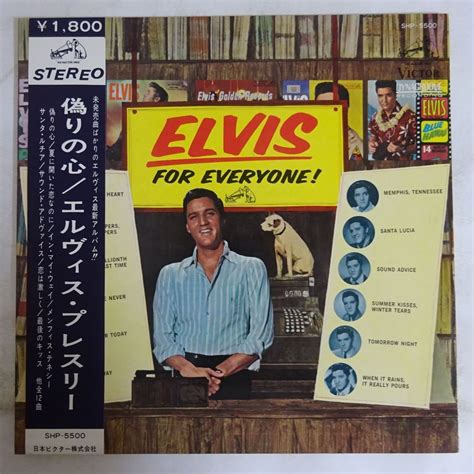 Yahooオークション 17115321 【国内ペラジャケ見開き】elvis Presl