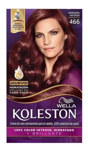 Kit Tinte Wella Professionals Koleston Coloración en crema tono 466