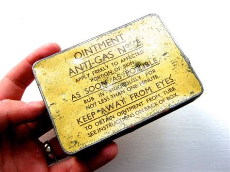 WW2 British Anti Gas Ointment No 2 Tin Etsy Ointment Tin How To