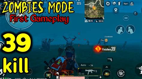 Zombies Mode Gameplay Bgmi First Gameplay 39 Kill Zombies 🔥🔥