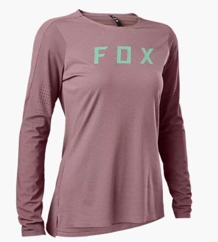 Fox Racing Women S Flexair Pro Long Sleeve Mtb Jersey Small Plum