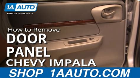 How To Install Repair Replace Rear Door Panel Chevy Chevrolet Impala 00