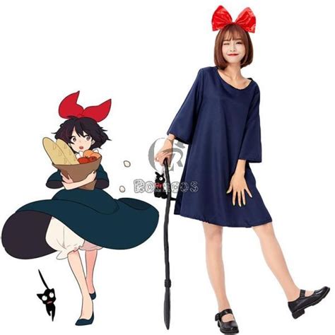 Kiki's Delivery Service Kiki Halloween Cosplay Costume | Moda ...