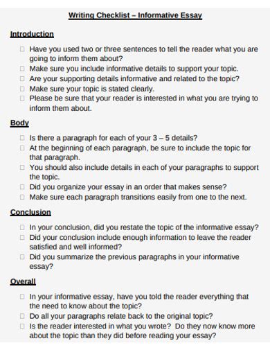 Informative Essay 25 Examples Format Pdf Tips