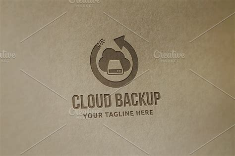 Cloud Backup Logo | Creative Logo Templates ~ Creative Market