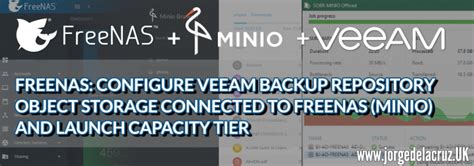 Freenas Configure Veeam Backup Repository Object Storage Connected To