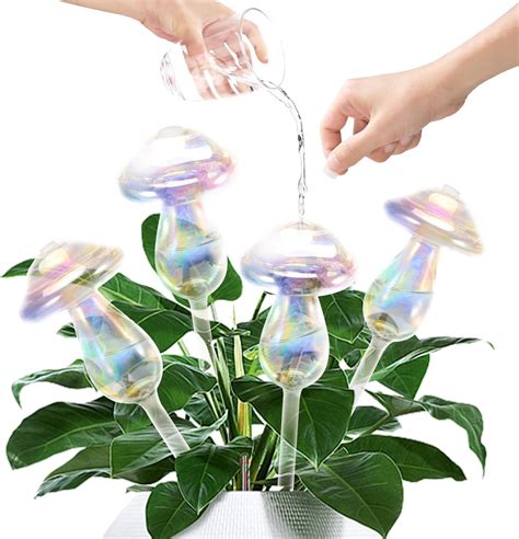 Amazon JFLLAJNF Plant Watering Globes 4pcs Self Watering Planter