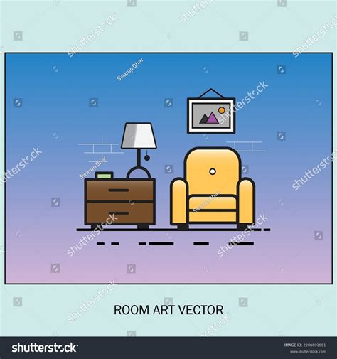 Animated Room Art Vector Design Stock Vector (Royalty Free) 2208691661 | Shutterstock