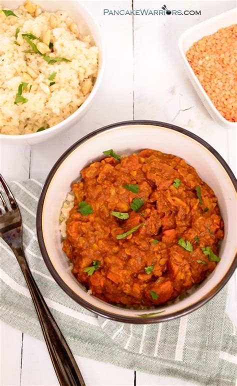 Slow Cooker Red Lentil Curry (Vegan, Gluten Free) | Bites of Wellness