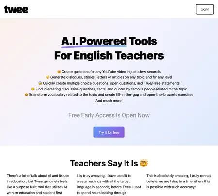 Twee Ai Tool Info Reviews Alternatives Sayhi Ai