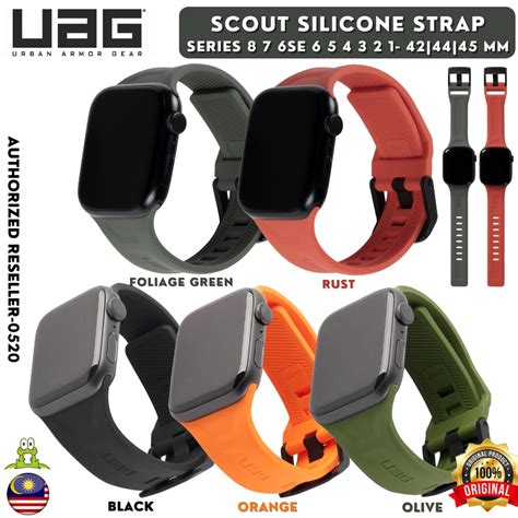 Uag Scout Silicone Watch Strap Watch Band Compatible For Iwatch Warch